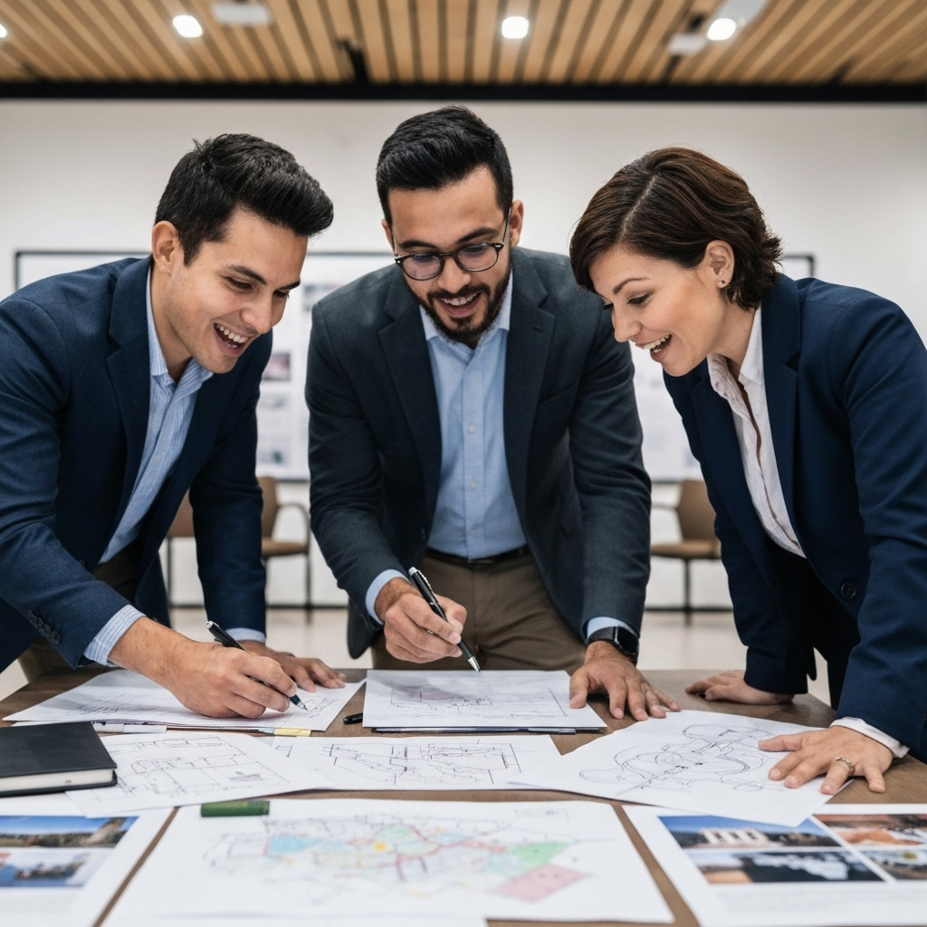 Passionate business team